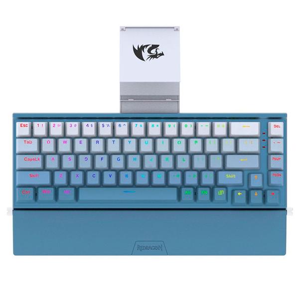 Teclado Redragon K641b Bw Rgb Shaco 60% Hotswap Azul