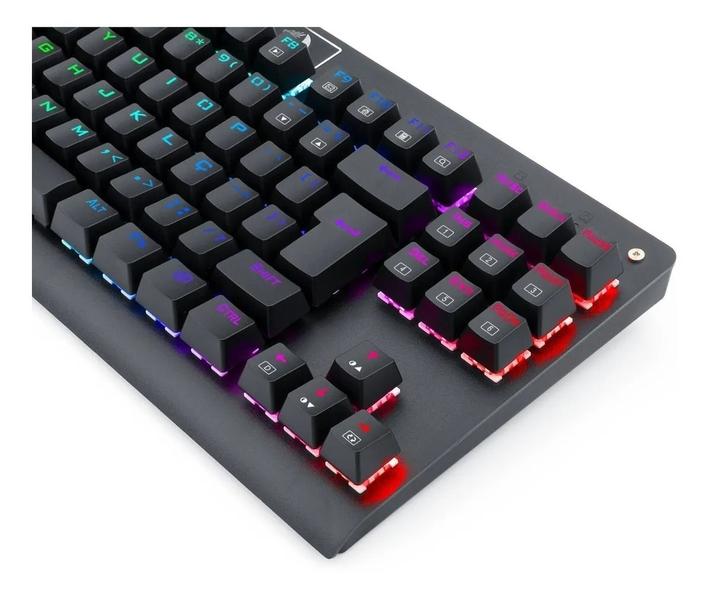 Imagem de Teclado Redragon Mecânico Dark Avenger K568 Rgb Switch Blue