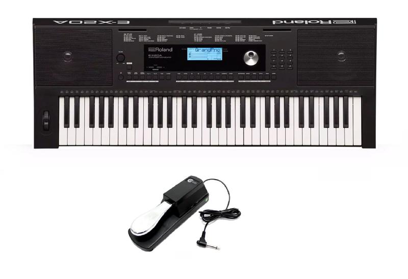 Imagem de Teclado Roland E-X20A Com Pedal Sustain Kit