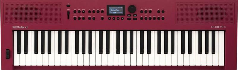 Imagem de Teclado Roland Gokeys3-Rd Dark Red Vermelho 61 Teclas