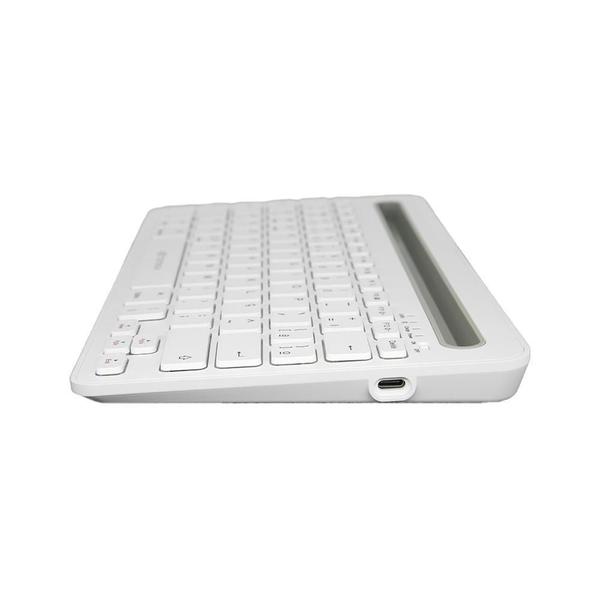 Imagem de Teclado Sem Fio Bluetooth C3tech K-BT100WH Abnt2 Branco