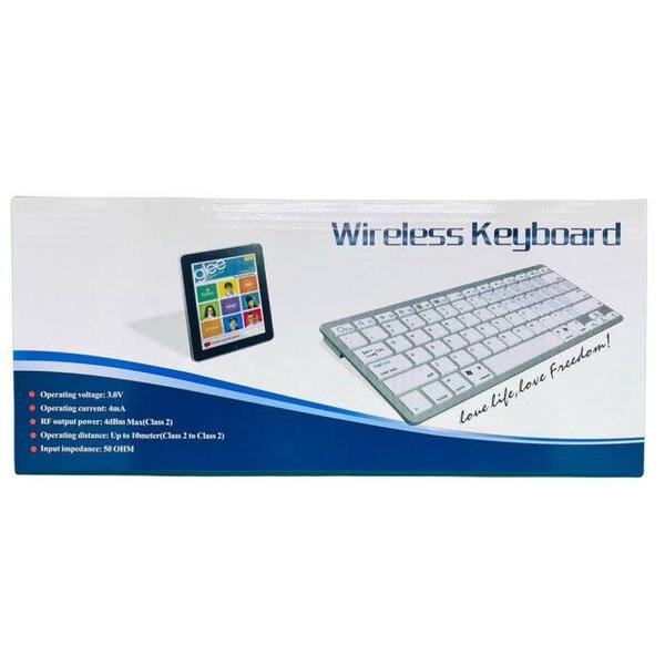 Imagem de Teclado Sem Fio Bluetooth Universal Pc Tablet Celular Not