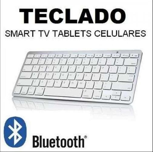 Imagem de Teclado Sem Fio Bluetooth Universal Pc Tablet Celular Note