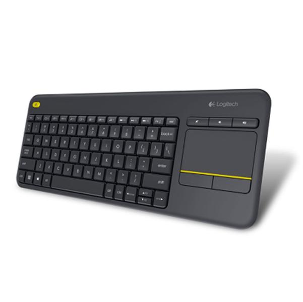 Imagem de Teclado Sem Fio Com Mouse Touch Pad Integrado Logitech Bom