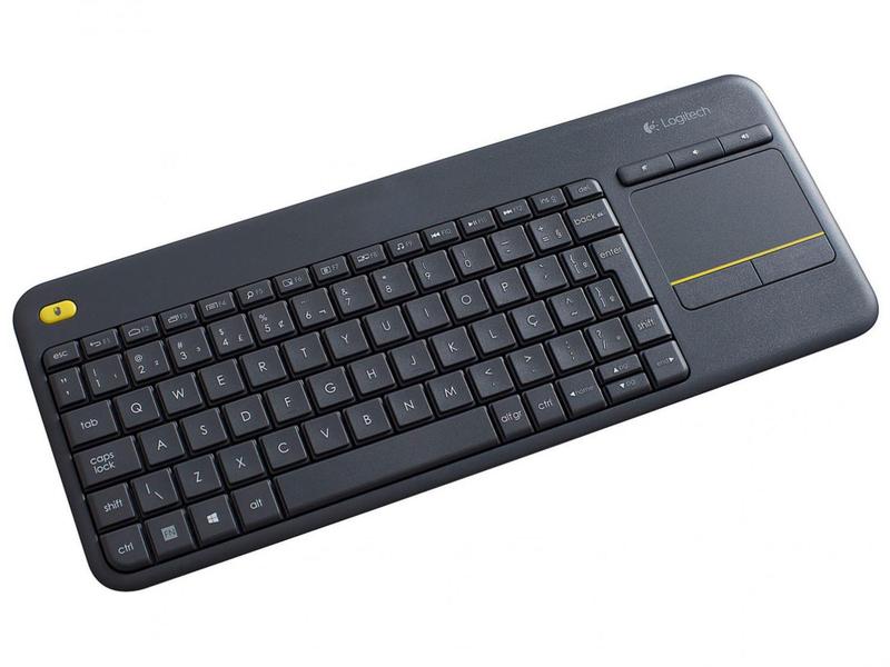 Imagem de Teclado sem Fio com Touchpad Logitech ABNT2 com - Cinza K400 Plus