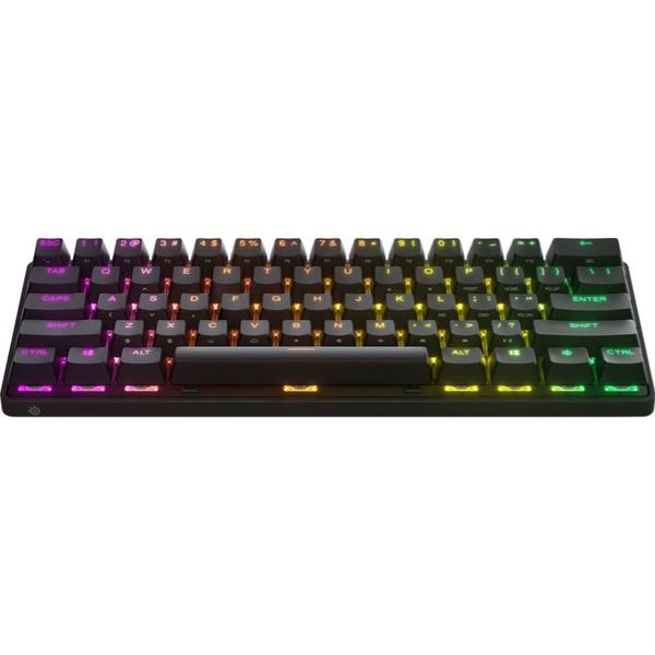 Imagem de Teclado Sem Fio Gamer Steelseries Apex Pro Mini RGB - Preto (Ingles)