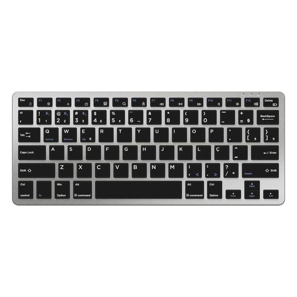 Imagem de Teclado sem Fio Geonav OFTCW02SG - Bluetooth - Para Computador, Tablet e Telefone - ABNT2