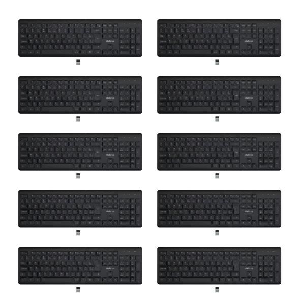 Imagem de Teclado Sem Fio Intelbras TSI50 Preto - 10 Unidades