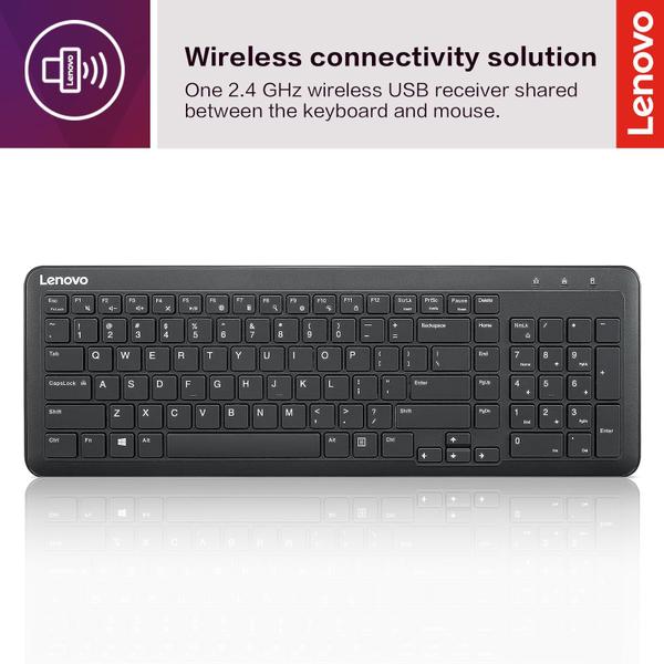 Imagem de Teclado sem fio Lenovo 300