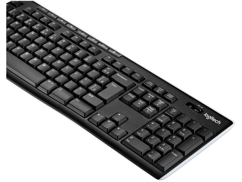 Imagem de Teclado sem Fio Logitech ABNT2 Preto K270