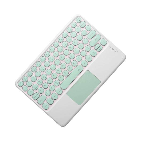 Imagem de Teclado Sem Fio Portátil Ultrafino com Touchpad - Bluetooth Recarregável para iOS, Android e Windows