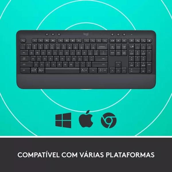 Imagem de Teclado Sem Fio Signature K650 Grafite Logitech