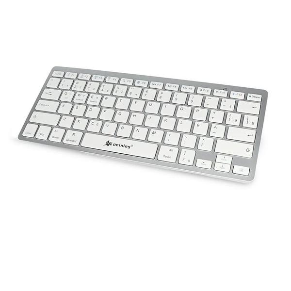 Imagem de Teclado Sem Fio Silencioso Padrão ABNT Design Ultra Slim