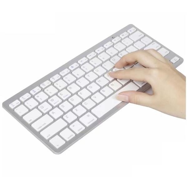 Imagem de Teclado Sem Fio Wb-8022 Bluetooth Pc Tablet Celular Notebook