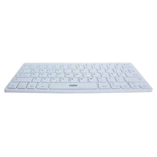 Imagem de Teclado Sem Fio Wireless Elite Duo OEX TC508 ABNT2 Branco