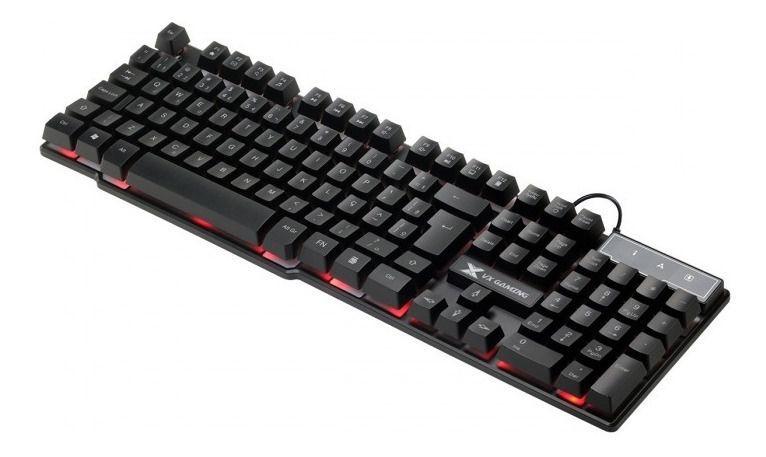 Teclado Semi Mecânico Gamer Led Usb Profissional Abnt2+ Nf - VINIK Imagem de Teclado Semi Mecânico Gamer Led Usb Profissional Abnt2+ Nf