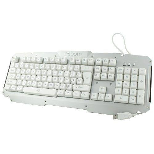 Imagem de Teclado Semi Mecânico Preto LED Bk G200 jogos online