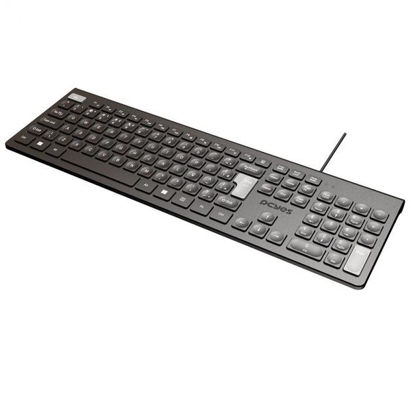 Imagem de Teclado soft c/multimidia usb 2 metros - ptosf2ab - abnt2