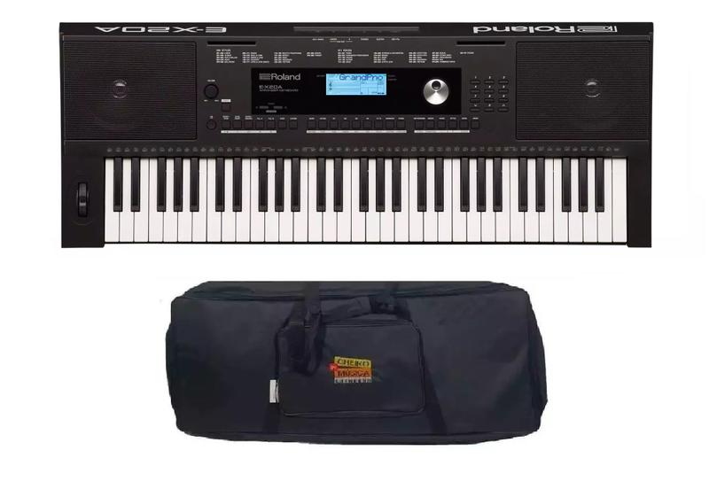 Imagem de Teclado Teclado Roland E-X20A Com Capa Kit