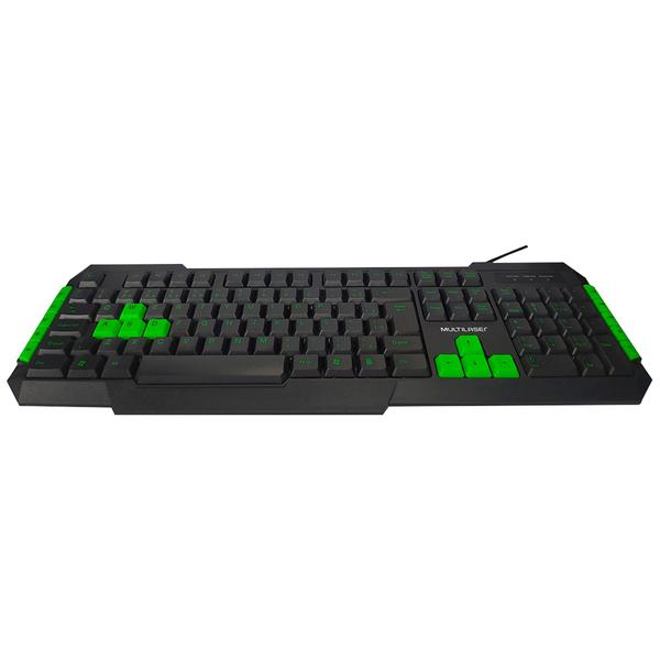 Imagem de Teclado USB 2.0 Membrana Design Gamer Hotkeys Multilaser Original / Lacrado