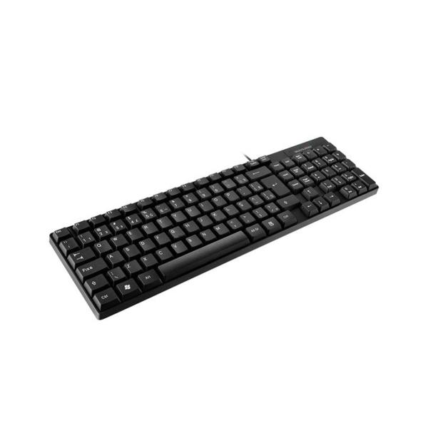 Imagem de Teclado USB Basico Slim preto Laser TC193BU Multilaser