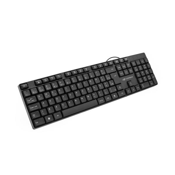 Imagem de Teclado Usb C3tech Multimídia, Com Fio, Abnt2, Preto - Kb-m10bk