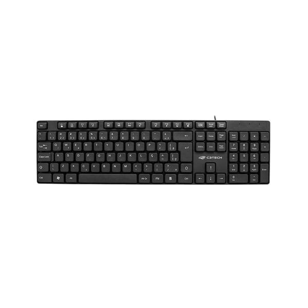 Imagem de Teclado Usb C3tech Multimídia, Com Fio, Abnt2, Preto  KBM10BK