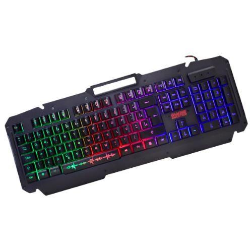 Imagem de Teclado USB Gamer K-MEX Shuriken KMJ9 Led RGB