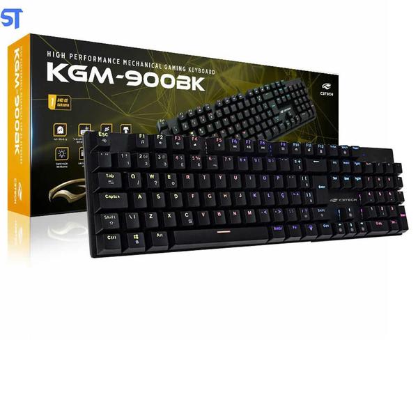 Imagem de Teclado Usb Gamer Kgm-900Bk C3Tech