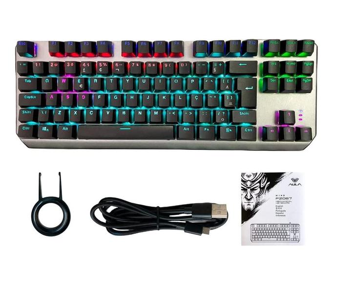 Imagem de Teclado Usb Gamer Mecânico Compacto