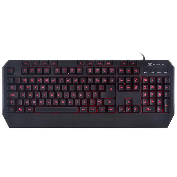 Imagem de Teclado Usb Gamer Vx Gaming Draco Com Macros, Multimidia Le