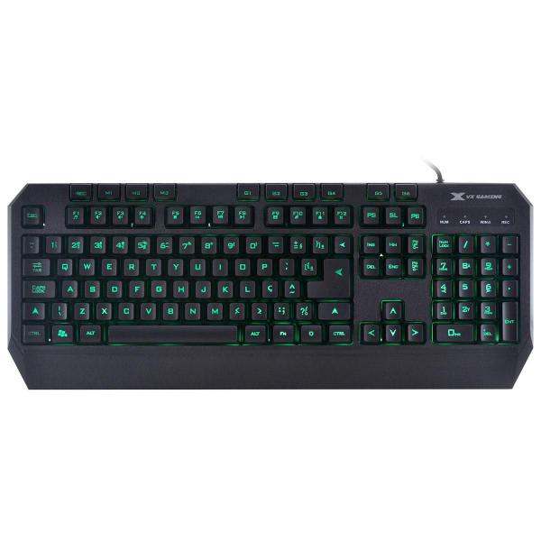 Imagem de Teclado Usb Gamer Vx Gaming Draco Com Macros, Multimidia Le