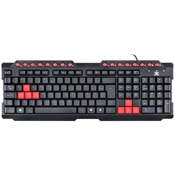 Imagem de Teclado usb gamer vx gaming dragon v2 abnt2 1.8m  gt100 vm