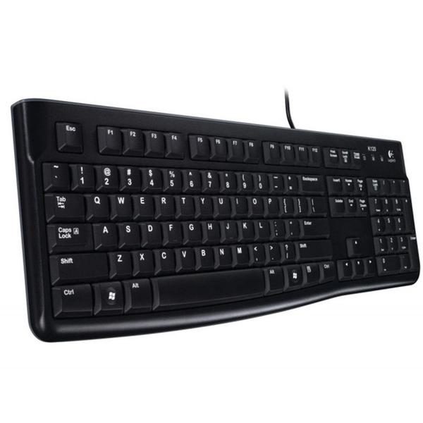 Imagem de Teclado USB Logitech K-120 com Barra de EspaAo Curva