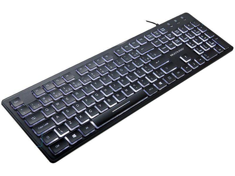 Imagem de Teclado USB Multilaser ABNT2 Preto TC218 Original