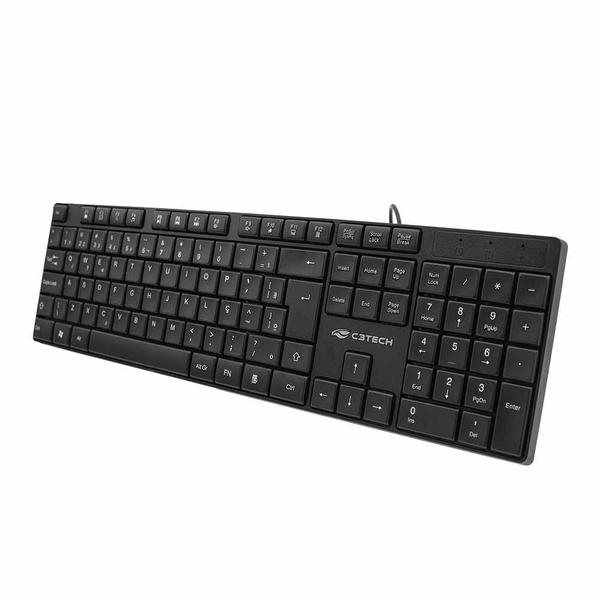 Imagem de Teclado Usb Multimidia Preto C3tech - Kb-m11bk