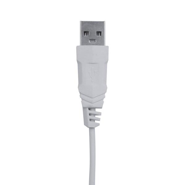 Imagem de Teclado Usb Multimidia Slim Branco - Teclas Chocolate - Cabo 1.8m - Vinik - Tcb200