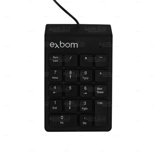 Imagem de Teclado USB numérico- Bk-N30 - Exbom