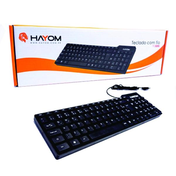 Imagem de Teclado Usb Office Basico Teclado Numérico Tc3201 Hayom