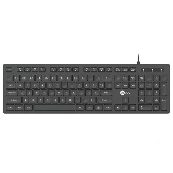 Imagem de Teclado Usb Preto Abnt Lenovo Lecoo Kb102