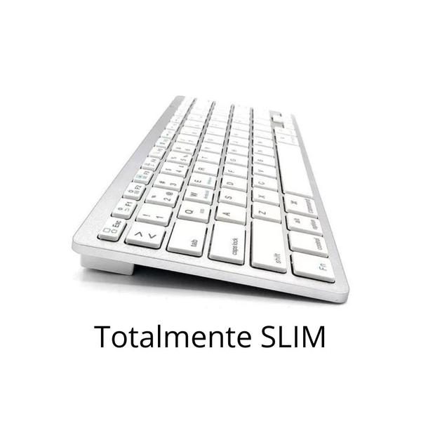 Imagem de Teclado Via Bluetoothsem Fio Slim ABNT2