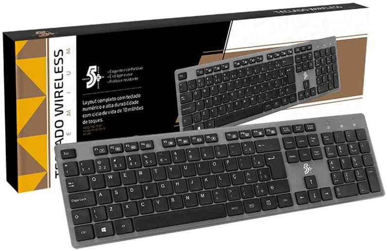 Imagem de Teclado wireless 2.4ghz office premium 5+ 015-0061