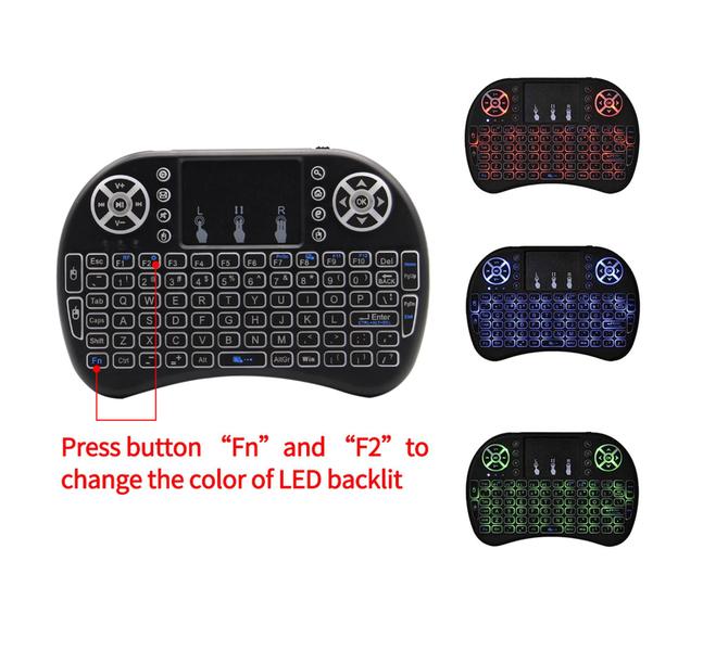 Imagem de Teclado Wireless Touch Para Celular Pc Android Tv Smart