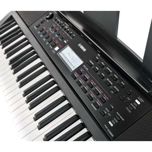 Imagem de Teclado Yamaha PSR-E383 Preto Arranjador 61 Teclas + Suporte em X + Capa + Pedal