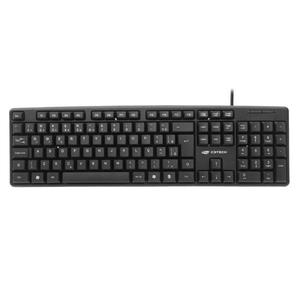 Imagem de Teclados Usb Mult Kb-m10bk Preto C3tech 