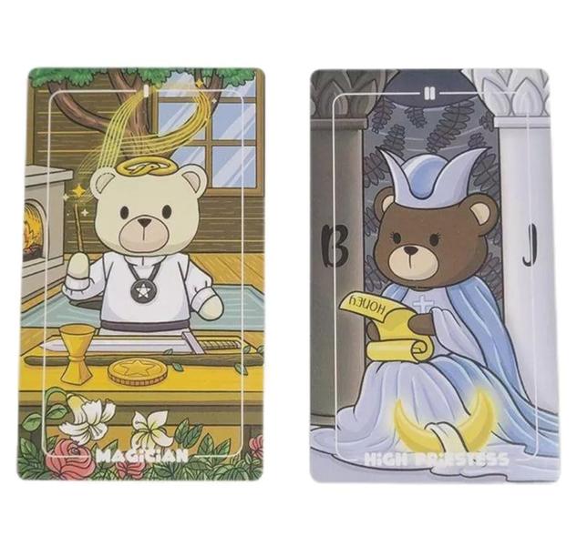 Imagem de Teddy Tarot Deck Tarô Do Urso De Pelúcia Baralho de Cartas de Oráculo