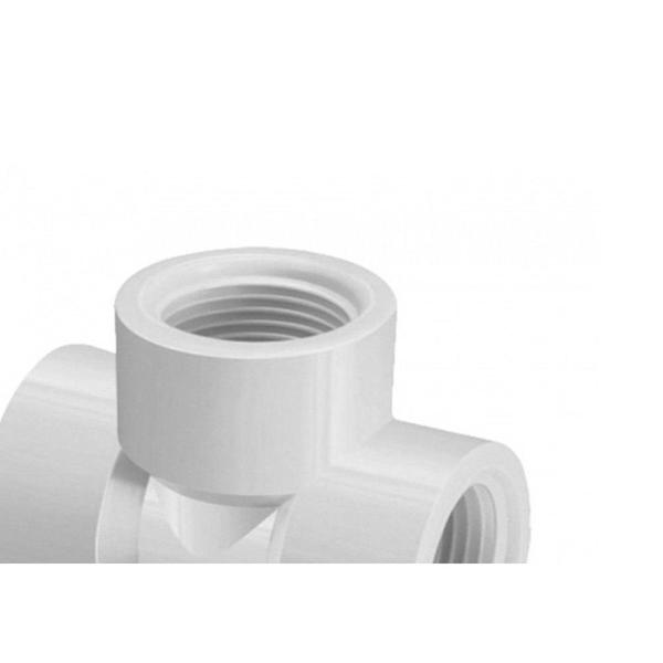 Imagem de Tee Branco Amanco Rosca/Rosca/Rosca   1/2''X  1/2''  11831 ./ Kit Com 20