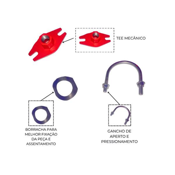 Imagem de Tee Mecanico U-Bolt Sprinkler Ul/Fm 1.1/4 (42) X 3/4 (26)