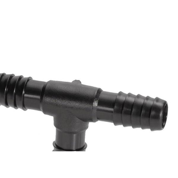 Tee Preto Amanco Interno Triplo 1/2 10152/11812 . / Kit C/ 25 Imagem de Tee Preto Amanco Interno Triplo 1/2 10152/11812 . / Kit C/ 25