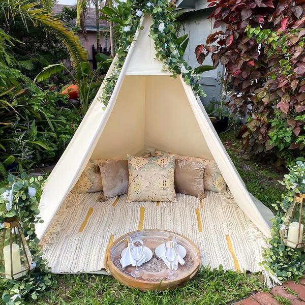 Imagem de Teepee Razee Huge para crianças e adultos (3 crianças) 150x125x215